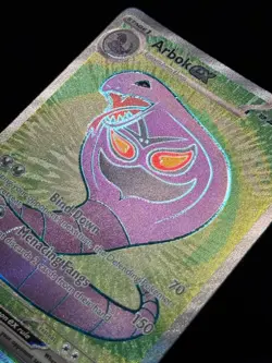Arbok ex 185/165 SV 151 Ultra Rare Holo Pokemon Card LP - Image 5
