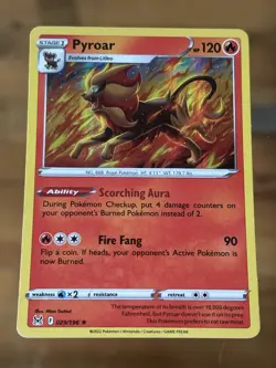 Pyroar 029/196 Holo Rare SWSH11 Lost Origins Pokemon Card - Image 1