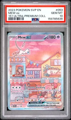 PSA 10 Mew Ex 053 151 Ultra-premium Coll - Promo Pokemon TCG Card - Image 1