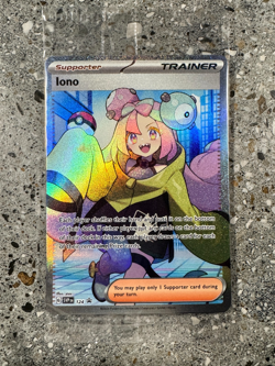 Pokemon TCG Cards Iono SVP124 Black Star Promo Holo SEALED PACK (incl. 4 cards) - Image 1