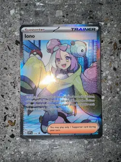 Pokemon TCG Cards Iono SVP124 Black Star Promo Holo SEALED PACK (incl. 4 cards) - Image 2