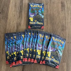Pokemon Cards TCG Trick or Trade Boosters 2024 16 Sealed packs - Image 1