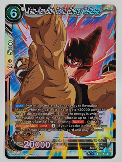 Dragon Ball Super Card Game BT30-111 Kaio-Ken Son Goku, Energy Release SR Super - Image 1