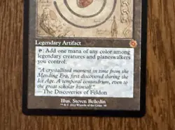 Mox Amber Retro Frame Schematic Brothers' War Magic The Gathering MTG Card NM - Image 3