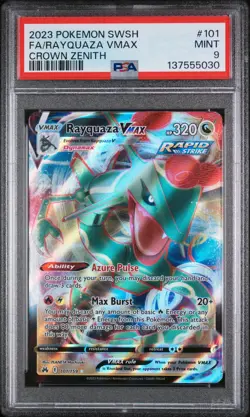 Rayquaza VMAX 101/159 - Crown Zenith - Graded PSA 9 MINT Pokemon Card - Image 3