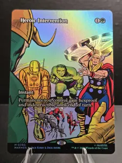 Heroic Intervention (0080) (Borderless) Marvel Universe Eternal-Legal Foil - Image 1