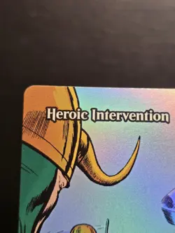 Heroic Intervention (0080) (Borderless) Marvel Universe Eternal-Legal Foil - Image 4