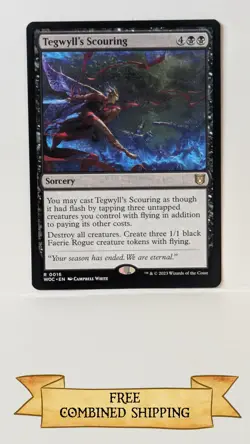 Tegwyll's Scouring Commander: Wilds of Eldraine Regular - Image 1