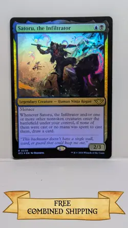 Satoru, the Infiltrator Outlaws of Thunder Junction Foil - Image 1