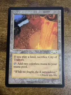 MTG City of Traitors NM Near Mint Exodus - Image 1