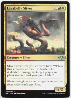 Lavabelly Sliver 207 Near Mint Modern Horizons Uncommon Magic: The Gathering - Image 1
