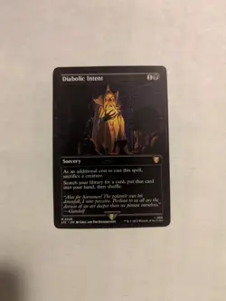 Diabolic Intent (Borderless) Commander LOTR Regular - Image 1