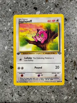 Pokemon TCG Cards 1st Edition Jigglypuff 54/64 Jungle EXC-NM - Image 1