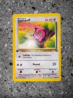 Pokemon TCG Cards 1st Edition Jigglypuff 54/64 Jungle EXC-NM - Image 3