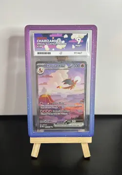 Pokemon TCG Charizard EX 199/165 Scarlet & Violet 151 Ace 9 With Border - Image 1