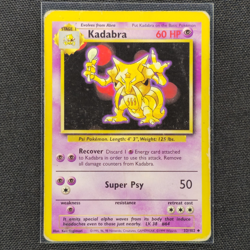 Kadabra - 32/102 - Uncommon - Base Set - Pokemon Card - HP - Image 1