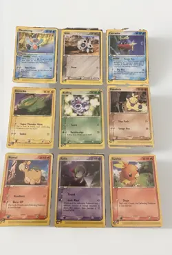 Vintage Pokemon EX Era Card Lot Ruby Sapphire Sandstorm 20+ Cards 2003-2004 - Image 1