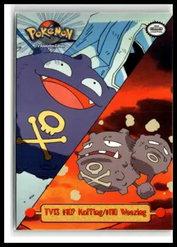 1999 Topps Pokemon TV Animation Edition Series 1 #TV13 Koffing / Weezing - Image 1