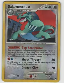 Salamence Holo Rare Arceus 8/99 Near Mint Pokemon - Image 1