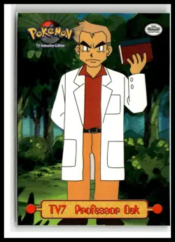 1999 Topps Pokemon TV Animation Edition Series 1 #TV7 Professor Oak - Image 1