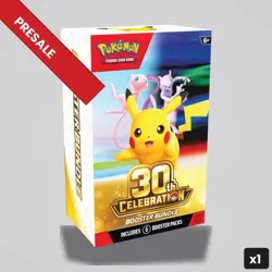 PRESALE 30th Anniversary Pokemon Booster bundle October 2nd - Image 1