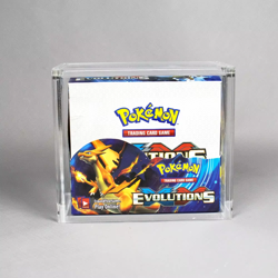 Pokemon or TCG Acrylic Booster Box Protective Case- Magnetic lid and UV safe- - Image 1