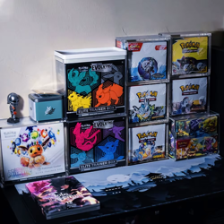 Pokemon or TCG Acrylic Booster Box Protective Case- Magnetic lid and UV safe- - Image 5