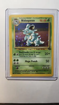Pokemon TCG Nidoqueen Jungle 7/64 Holo Unlimited Holo Rare NM - Image 3