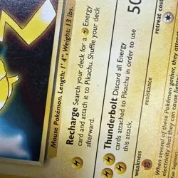 WOTC Black Star Pikachu Gold Lightning Bolt Stamp Movie Promo #4 Pokemon - Image 3