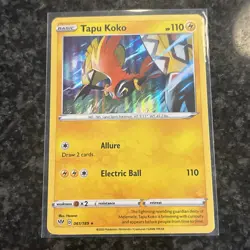 Tapu Koko - 061/189 - Holo Rare Pokemon SS03 Darkness Ablaze - Image 1