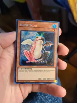 Yugioh Substitoad BLTR-EN053 1st Secret Rare - Image 1