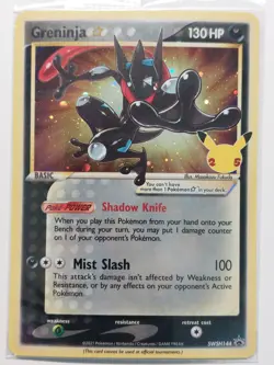 2021 Pokemon Black Star Promo #SWSH144 Greninja Gold Star Sealed Promo #3 - Image 1