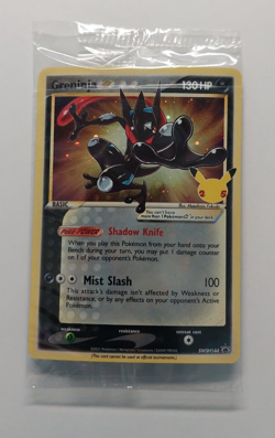 2021 Pokemon Black Star Promo #SWSH144 Greninja Gold Star Sealed Promo #3 - Image 4
