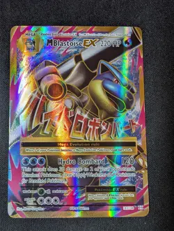 M Blastoise EX (Full Art) 102/108 NM Pokemon TCG XY - Evolutions - Image 1