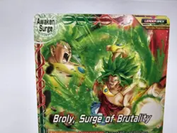 Broly, Surge of Brutality P-181 PR, Dragon Ball Super Card - NON FOIL - Image 2