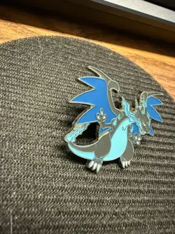 Pokemon Enamel Pin Mega Charazard X - Image 3
