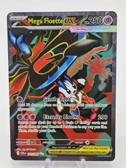 Pokemon Mega Floette EX 101/086 Chaos Rising Ultra Rare Holo Full Art English NM - Image 1