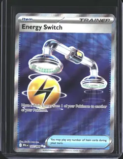 Energy Switch 107/084 Ultra Rare Pitch Black Pokemon Holo NM/M - Image 1