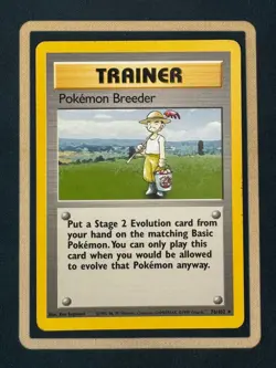 Pokemon TCG - Pokemon Breeder - 76/102 Base Set - HP #4 - Image 1