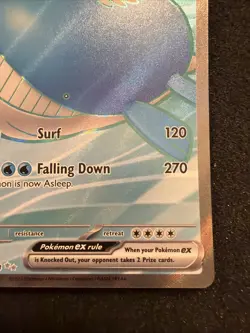 Wailord ex 097/084 Pitch Black Holo Full Art Ultra Rare Pokemon NM - Image 5