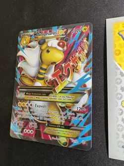 M Ampharos EX 88/98 Full Art Ultra Rare Holo XY Ancient Origins 048💎NM LP +💎 - Image 2