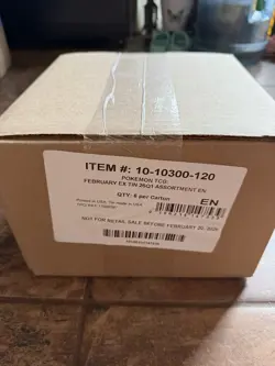 sealed case 6x pokemon mega charizard tins - Image 1