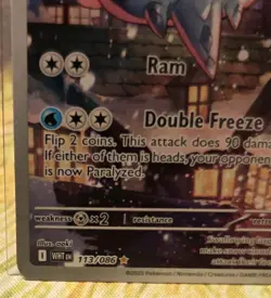 Vanilluxe 113/086 Sv White Flare IR Holo English Pokemon TCG - Image 5