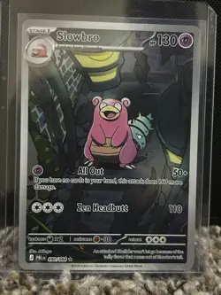 Pokemon TCG Slowbro 090/084 Prismatic Evolutions Secret Rare Holo English HP 130 - Image 1