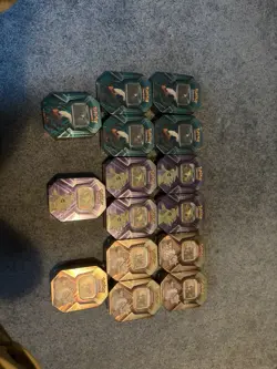 Pokemon TCG Triple Whammy Tin Set Lot Of 15 TYRANITAR SLAKING DARKRAI NEW SEALED - Image 2