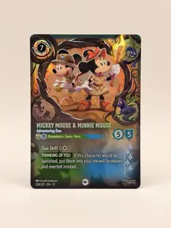 Disney Lorcana Mickey & Minnie Duo 238/207 Enchanted Attack Of The Vine - Image 1