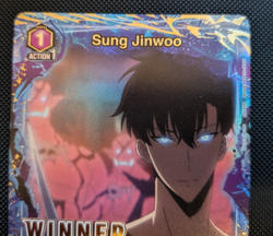 Sung Jinwoo Alt Art Winner Foil UEPR/SLG-1-019 NM - Union Arena Solo Leveling NM - Image 3