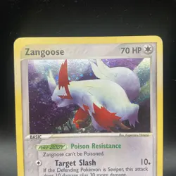 🌟 Pokemon Zangoose 14/100 EX Sandstorm Holo Rare LP/NM 2003 TCG Card 🌟 - Image 2
