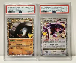 2021 Pokemon Celebrations Lot of 2 PSA 10 GEM MINT Cards: Donphan & Garchomp - Image 1