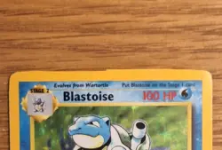 Blastoise Vintage Base Set 2/102 Holo Rare Pokemon Card WOTC HP - Image 5